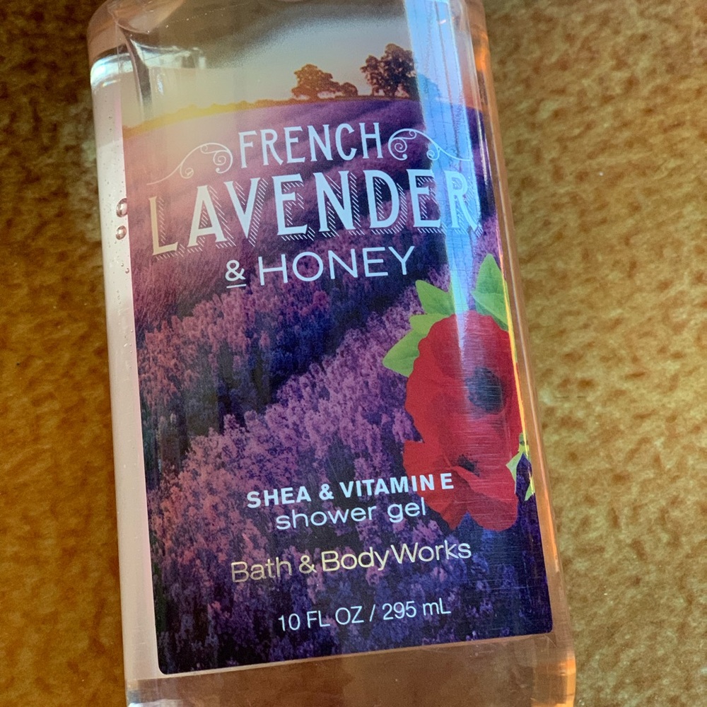 French  lavender and honey bath and body work shower gel